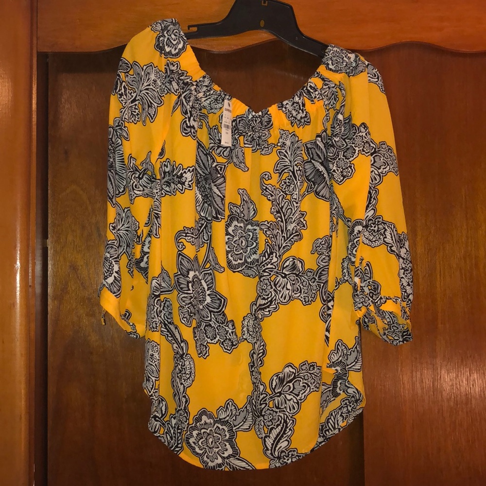 Off the shoulder blouse